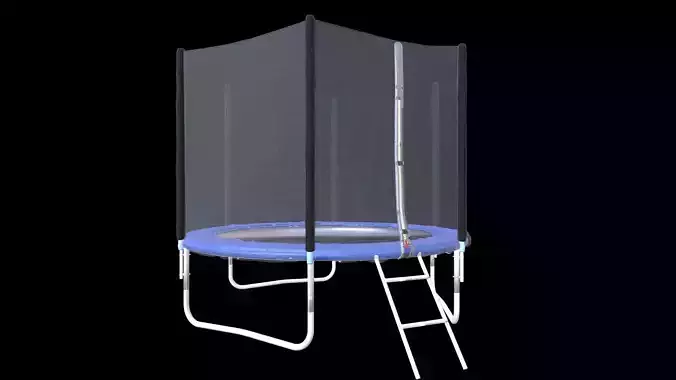 Outdoor Trampoline with Enclosure Net