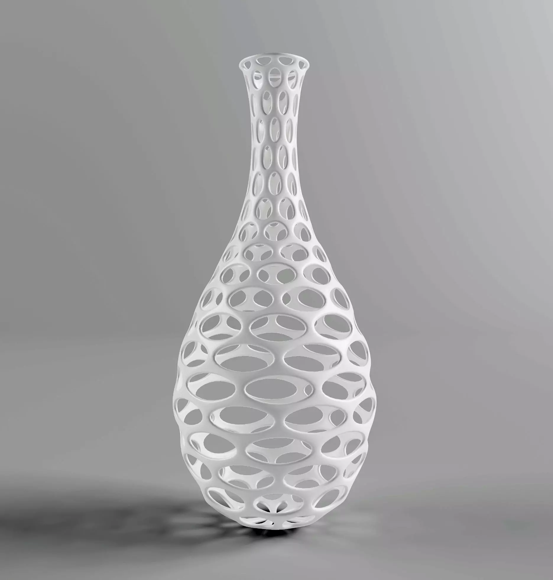 ultra-modern organic style vase 3d printable 3D print model_0