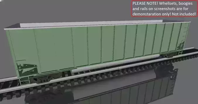 Bethgon Coalporter 1982 Coal Hopper printable in H0 Scale 3D print model
