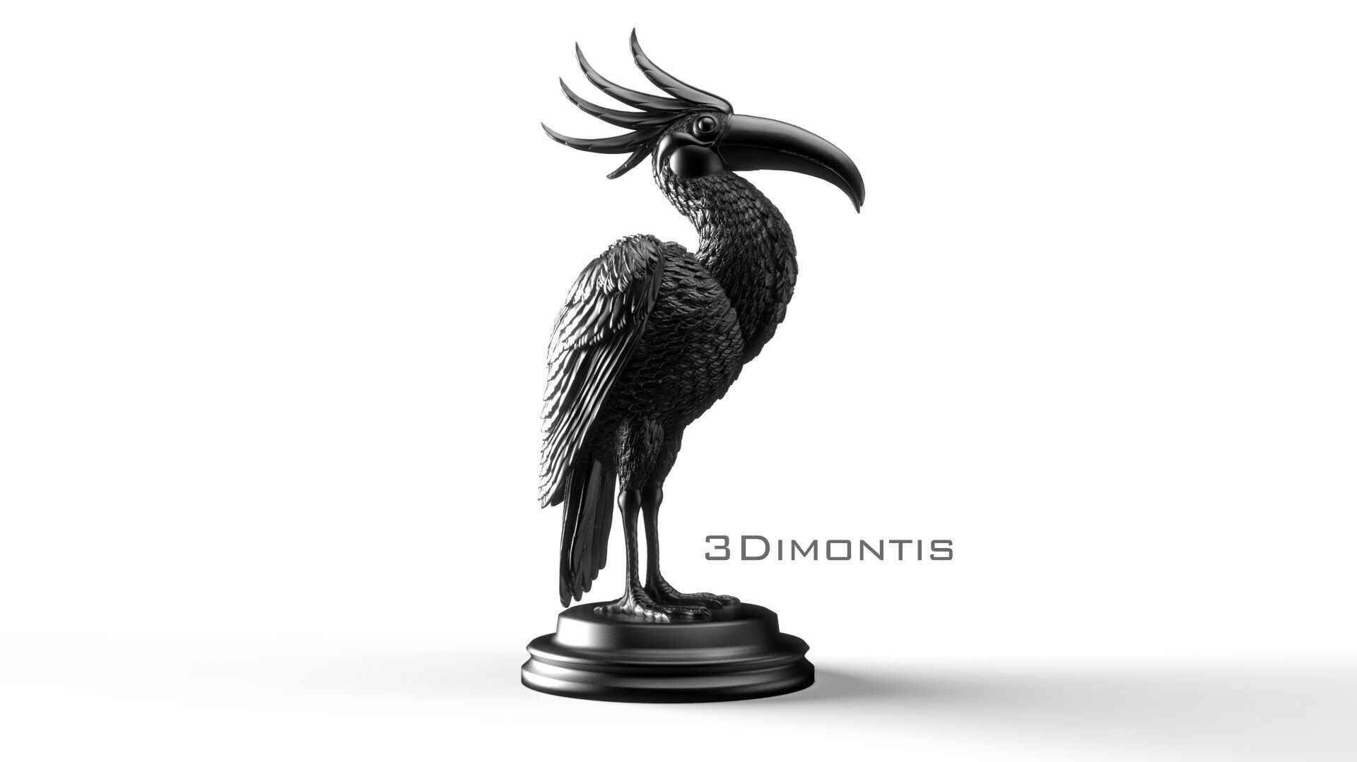 fantasy bird 3D print model_1