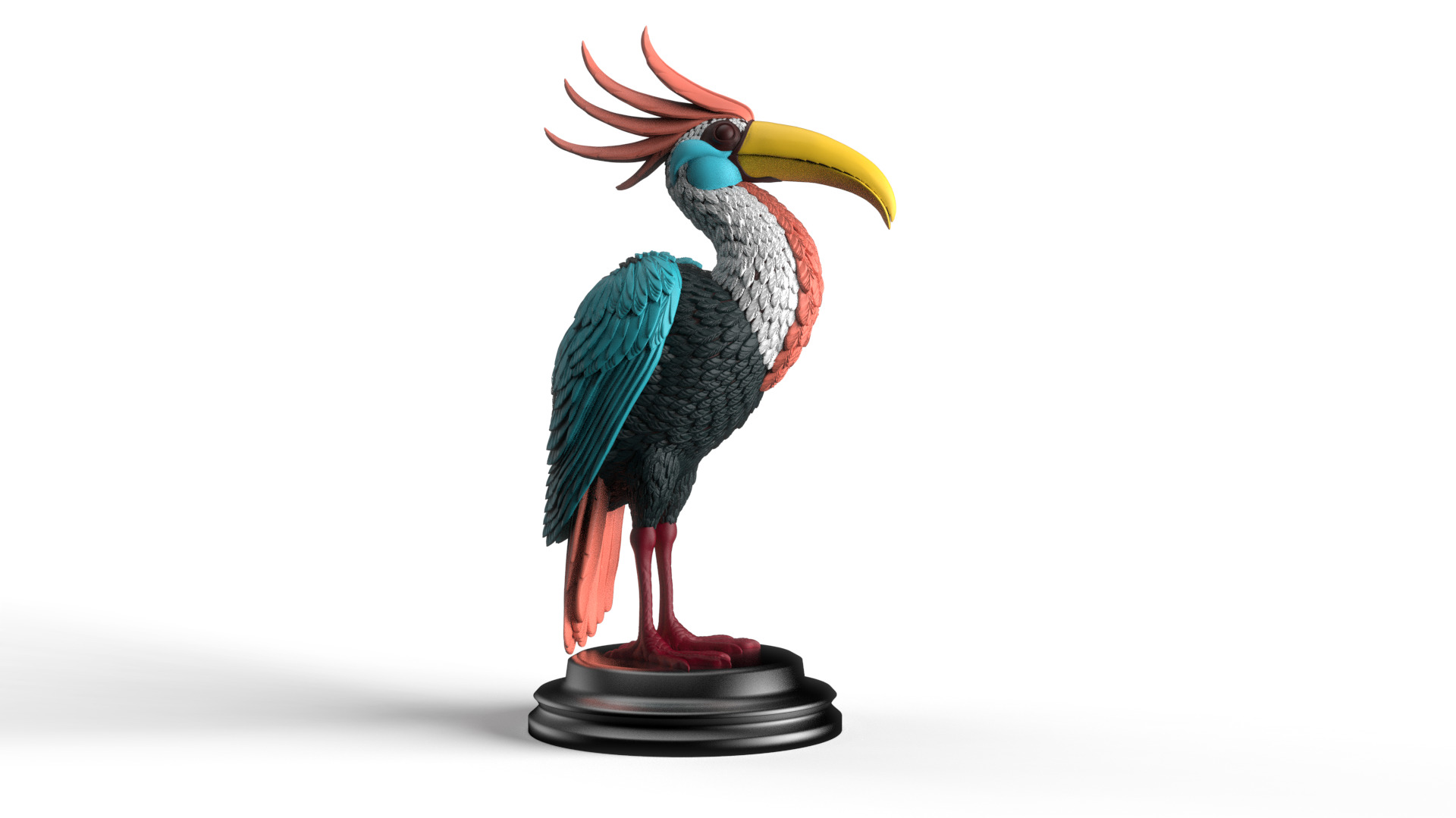 fantasy bird 3D print model_27