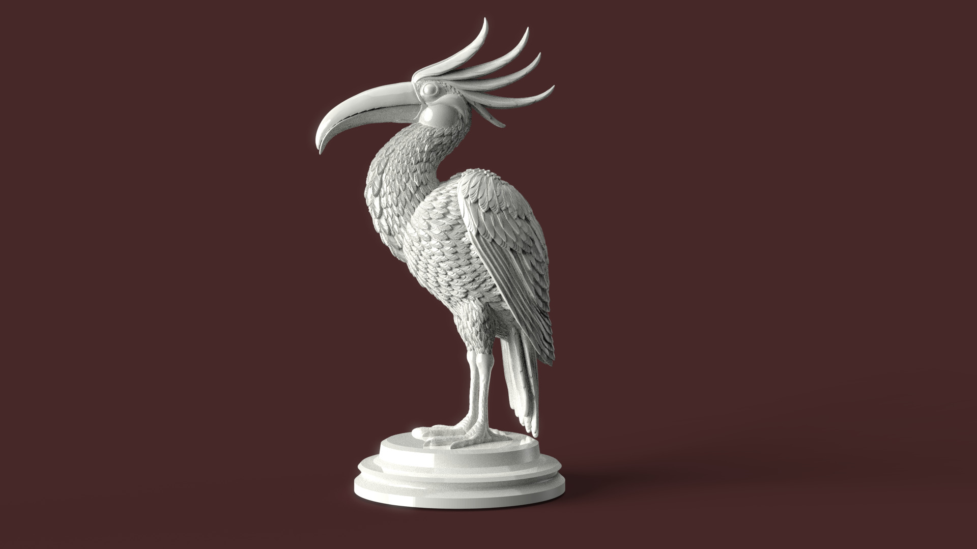 fantasy bird 3D print model_22
