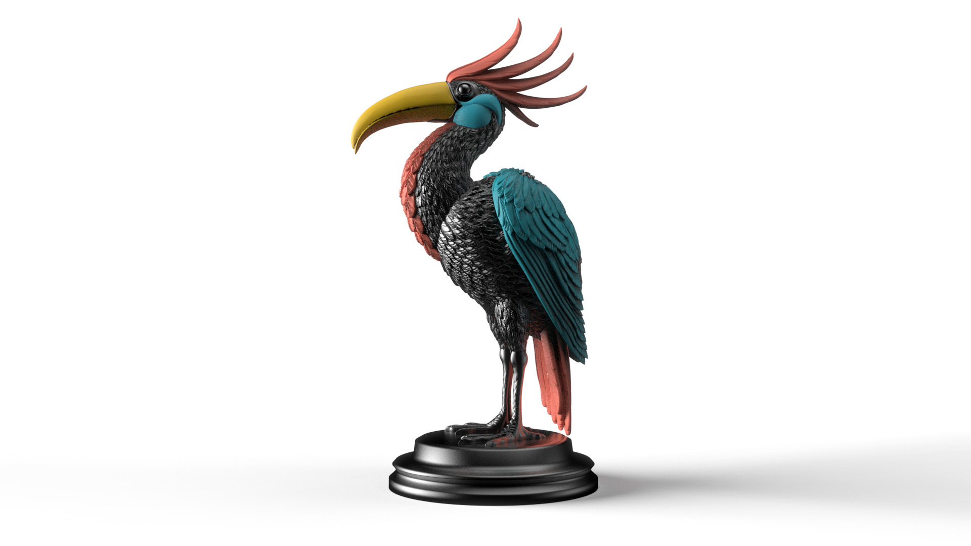 fantasy bird 3D print model_5