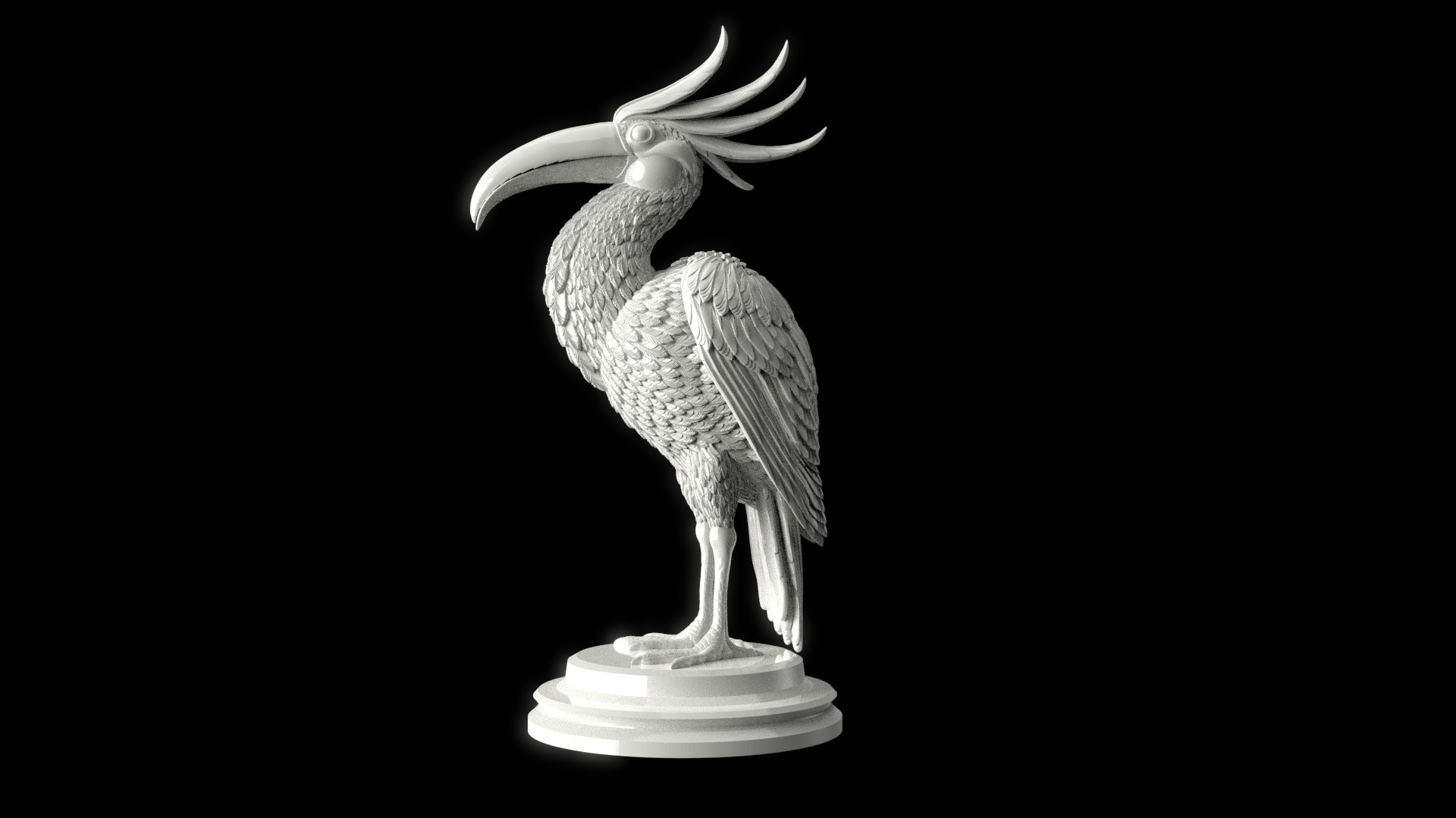 fantasy bird 3D print model_21