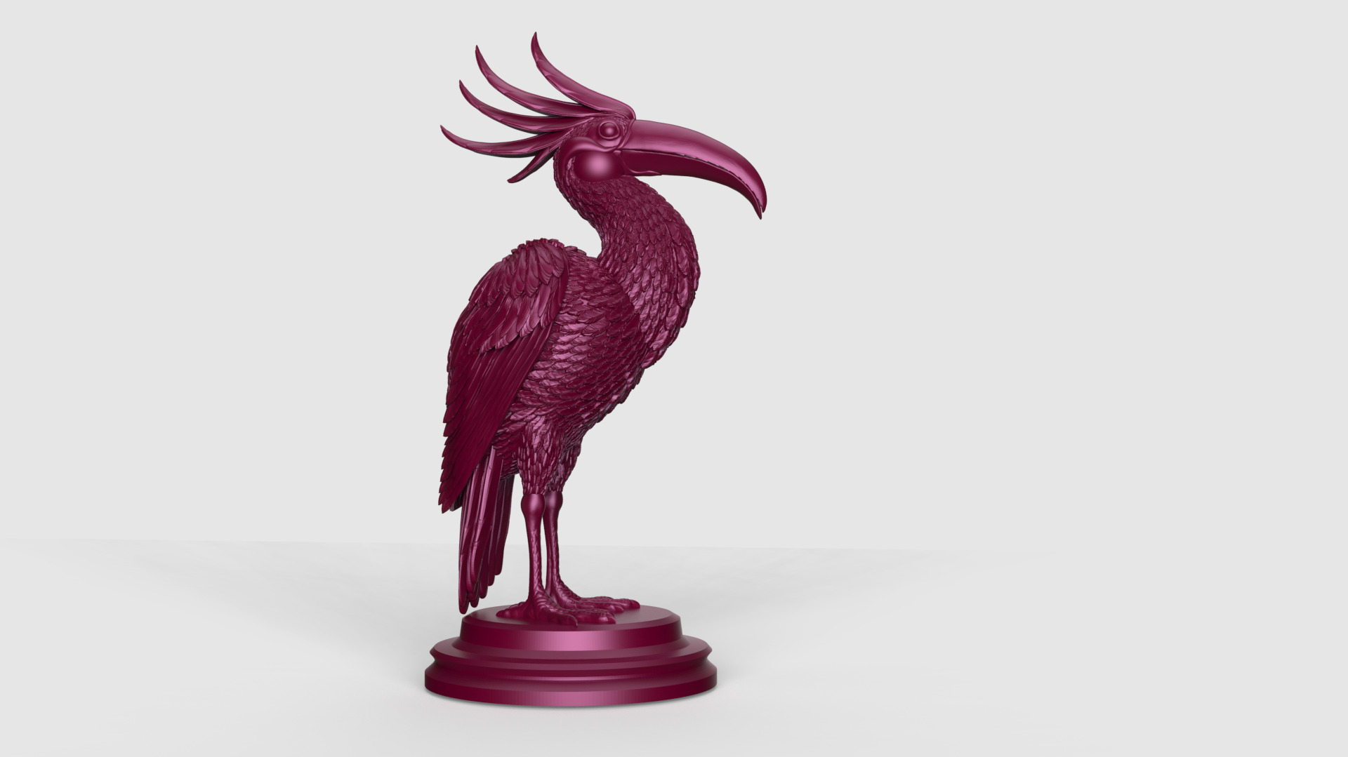 fantasy bird 3D print model_14