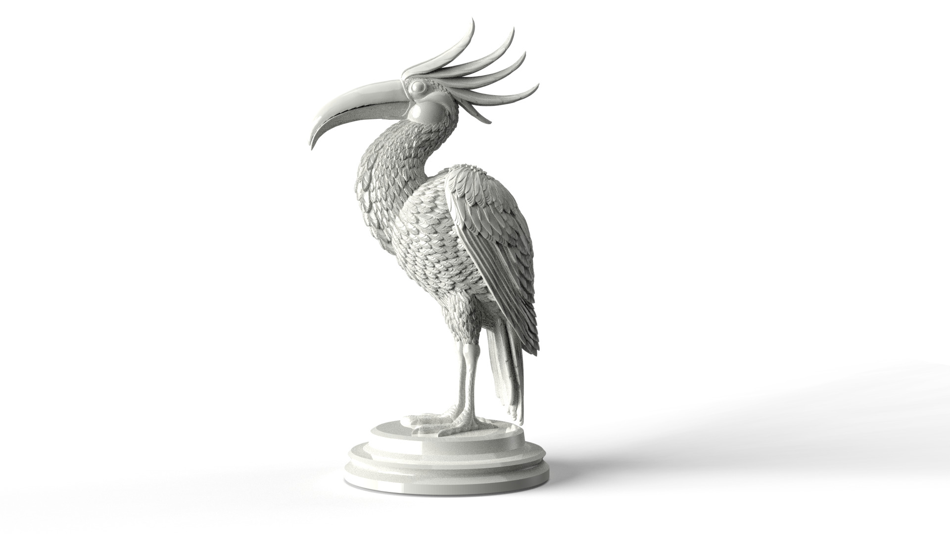 fantasy bird 3D print model_3