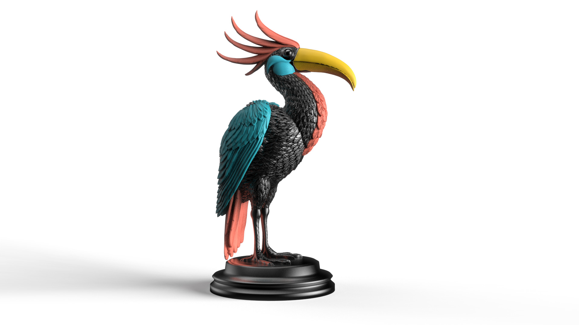 fantasy bird 3D print model_25