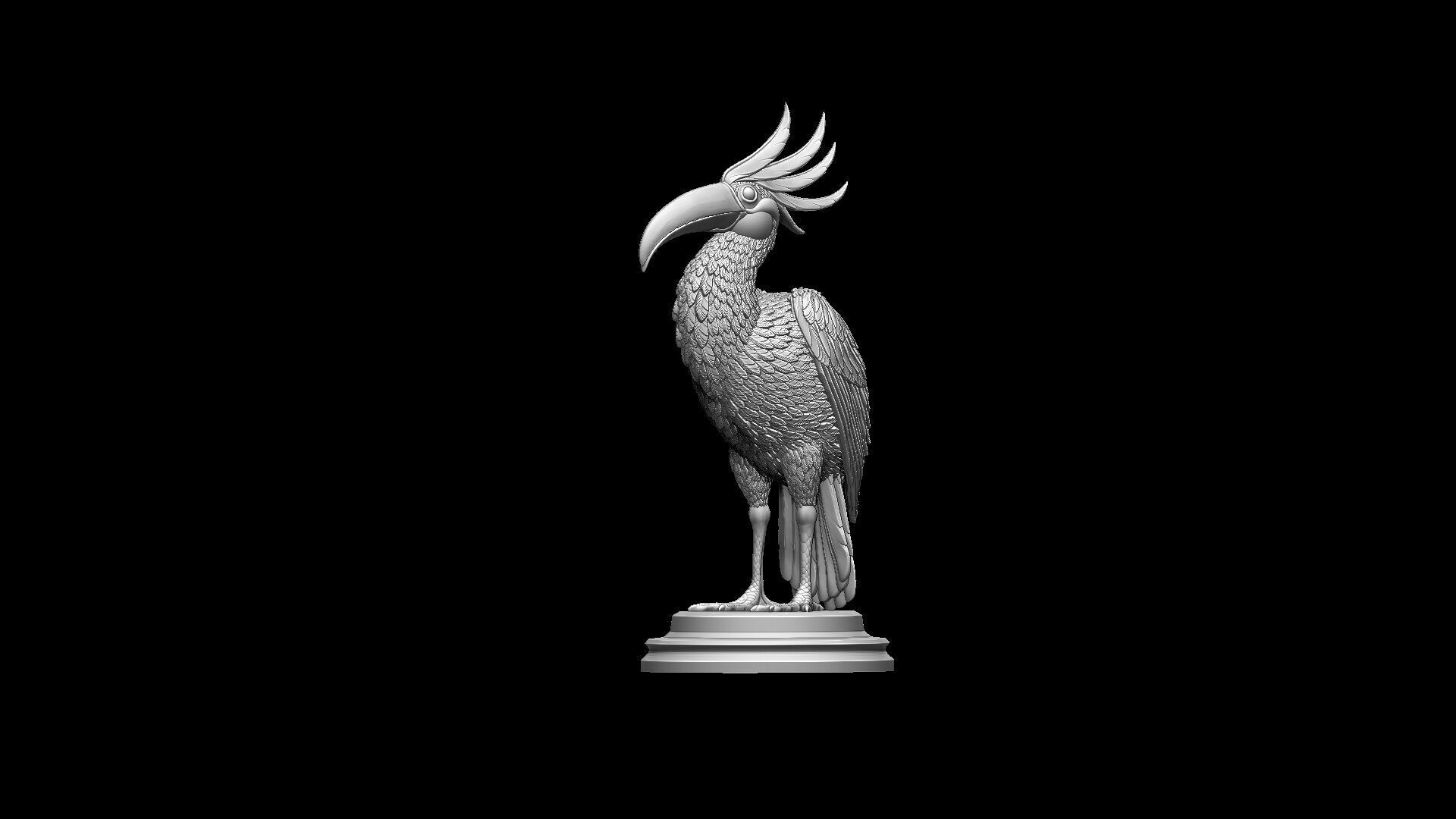 fantasy bird 3D print model_9