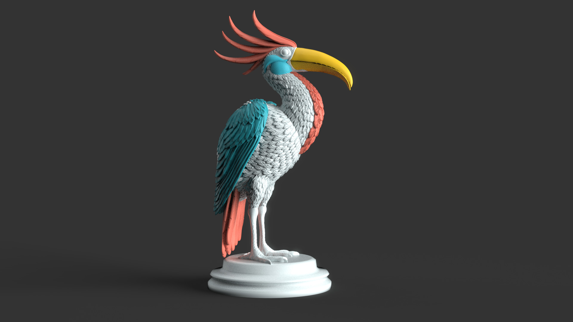 fantasy bird 3D print model_26