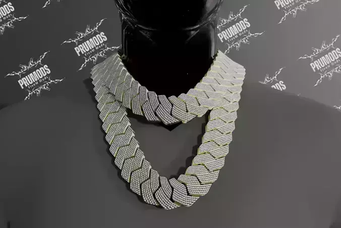 Cuban Chain Template GTA 5 Low-poly 3D model