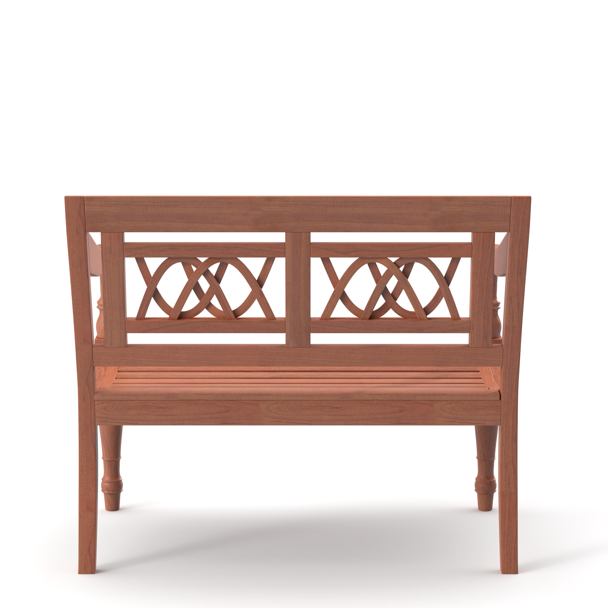Farmhouse Bench 3D model_3