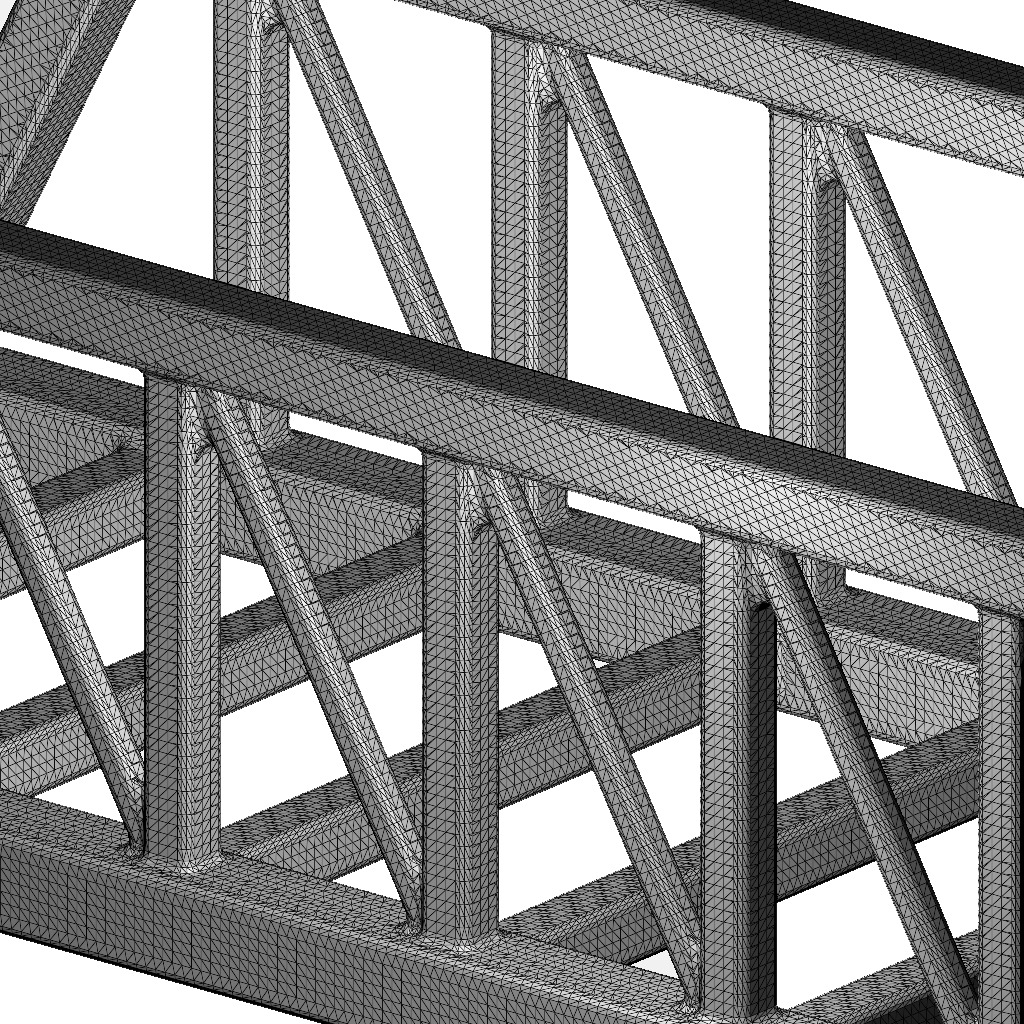 Exquisite Truss Bridge 3D print model_5