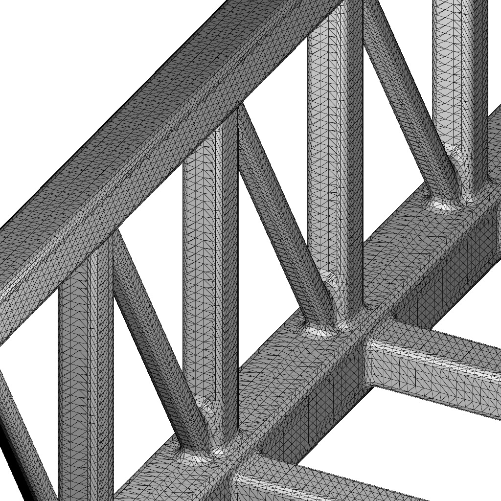 Exquisite Truss Bridge 3D print model_6