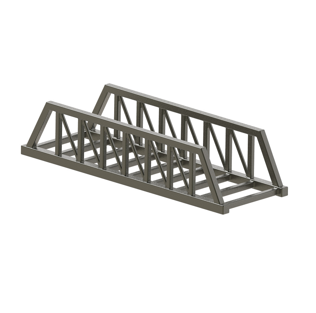 Exquisite Truss Bridge 3D print model_1