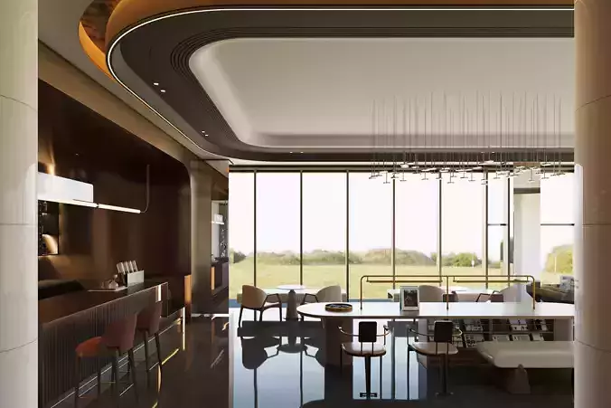    restaurant cafe  interior  