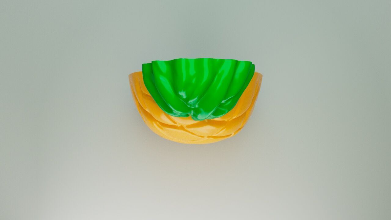 Gummy pineapple 3D print model_7