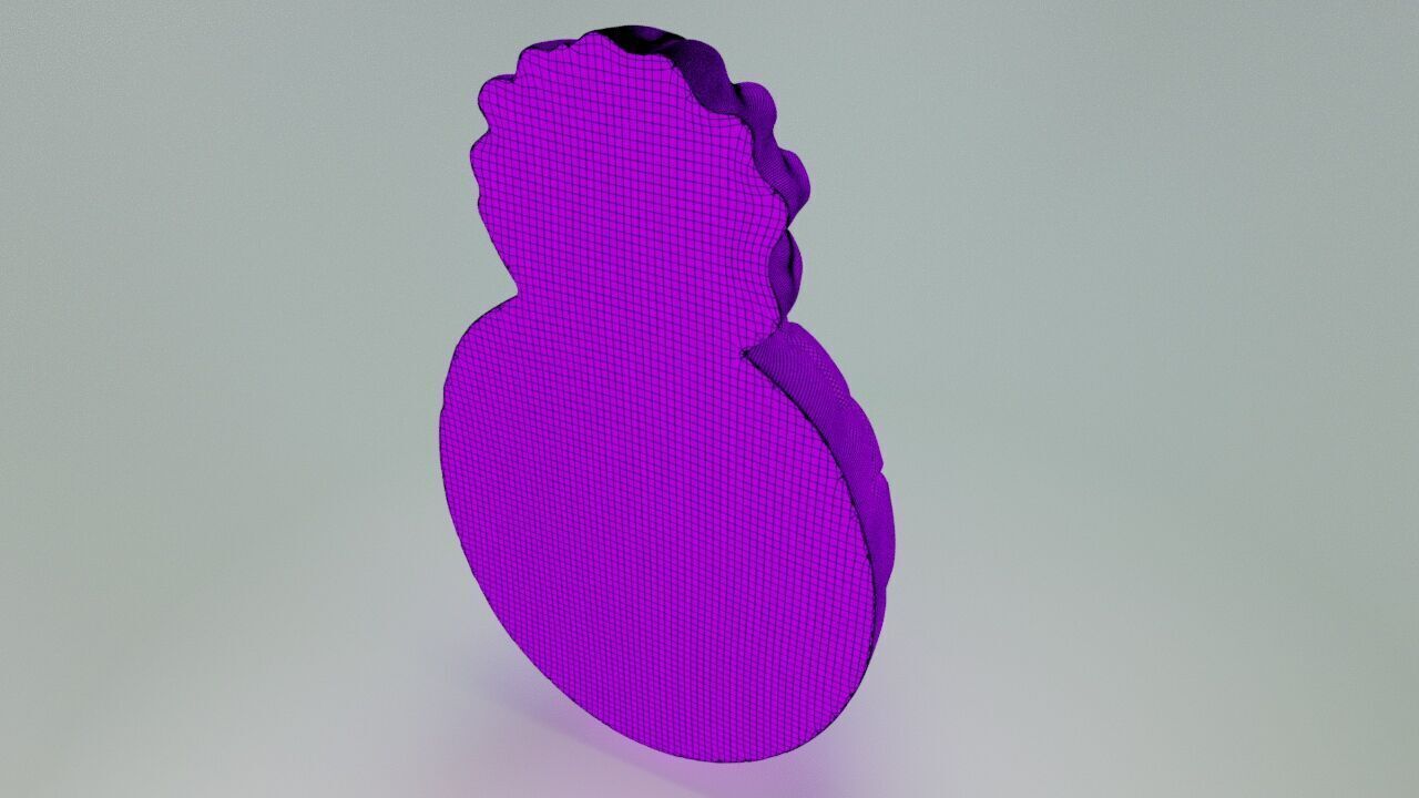 Gummy pineapple 3D print model_11