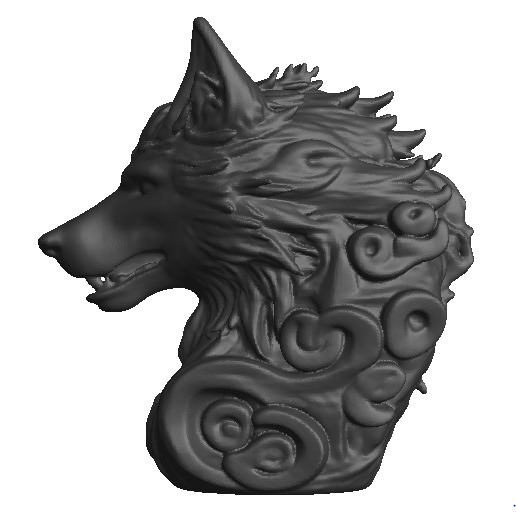 Realistic Wolf 3D Model Low-poly 3D model_8