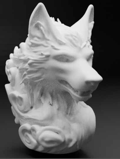 Realistic Wolf 3D Model Low-poly 3D model_5