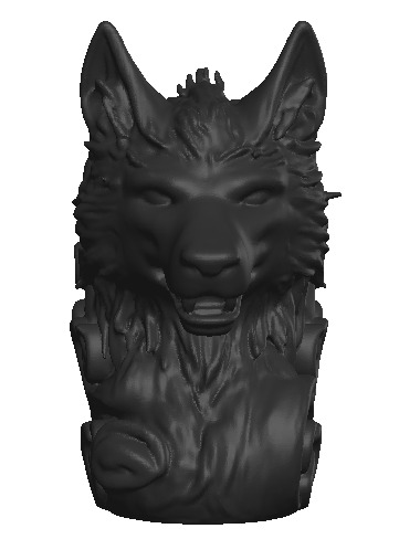 Realistic Wolf 3D Model Low-poly 3D model_9