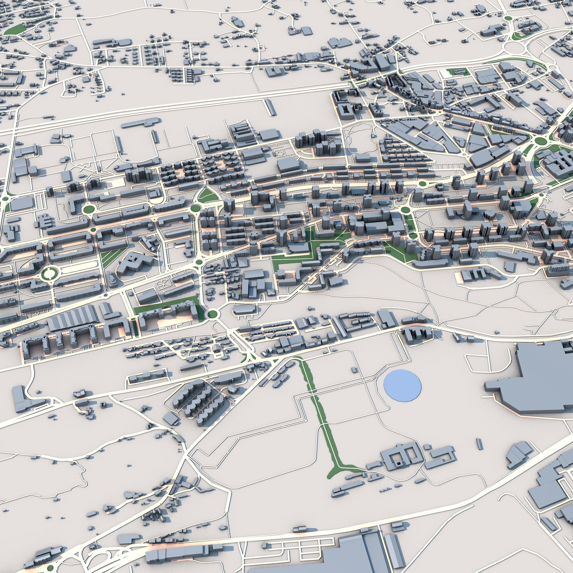Santander City Spain 3D model_5