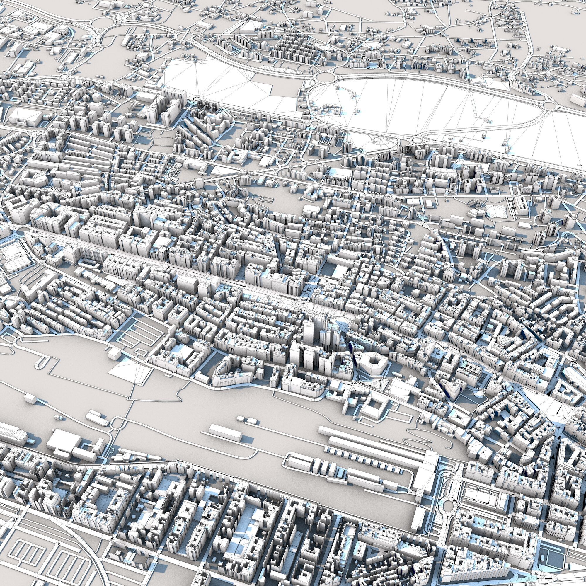 Santander City Spain 3D model_10