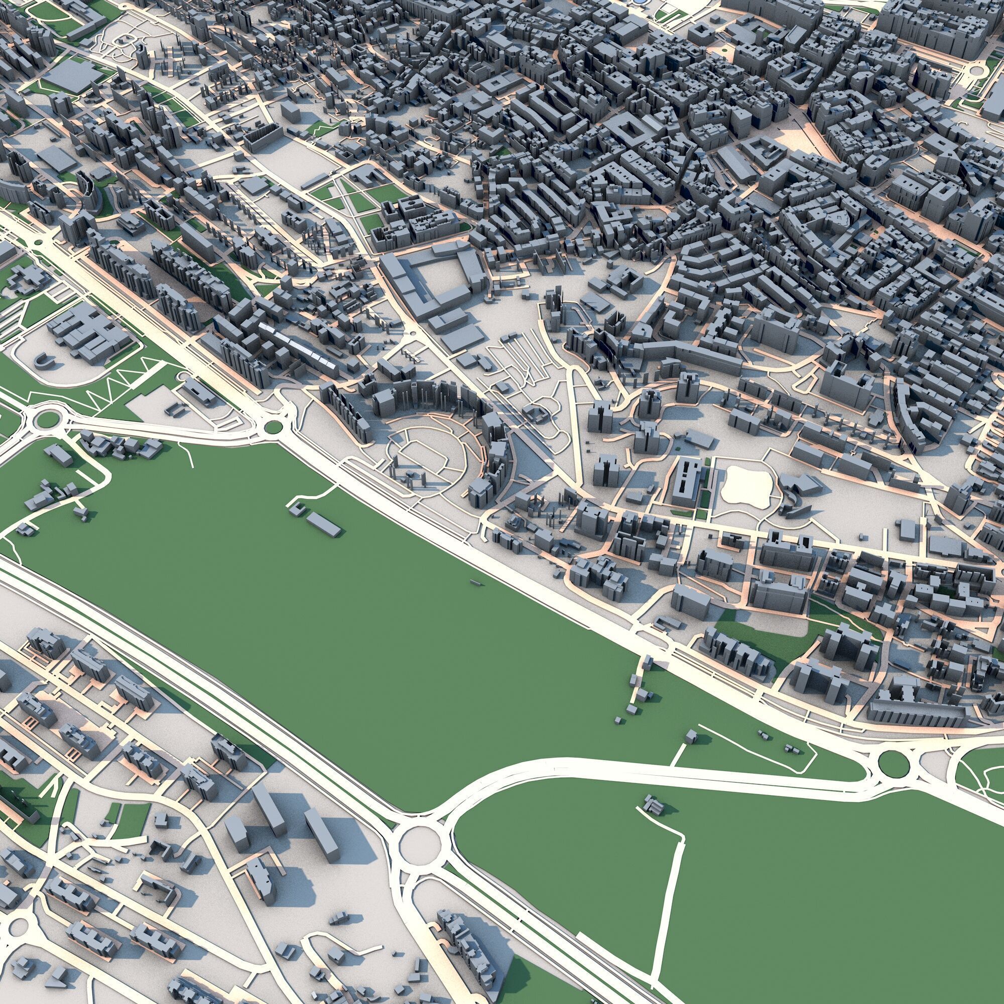 Santander City Spain 3D model_7
