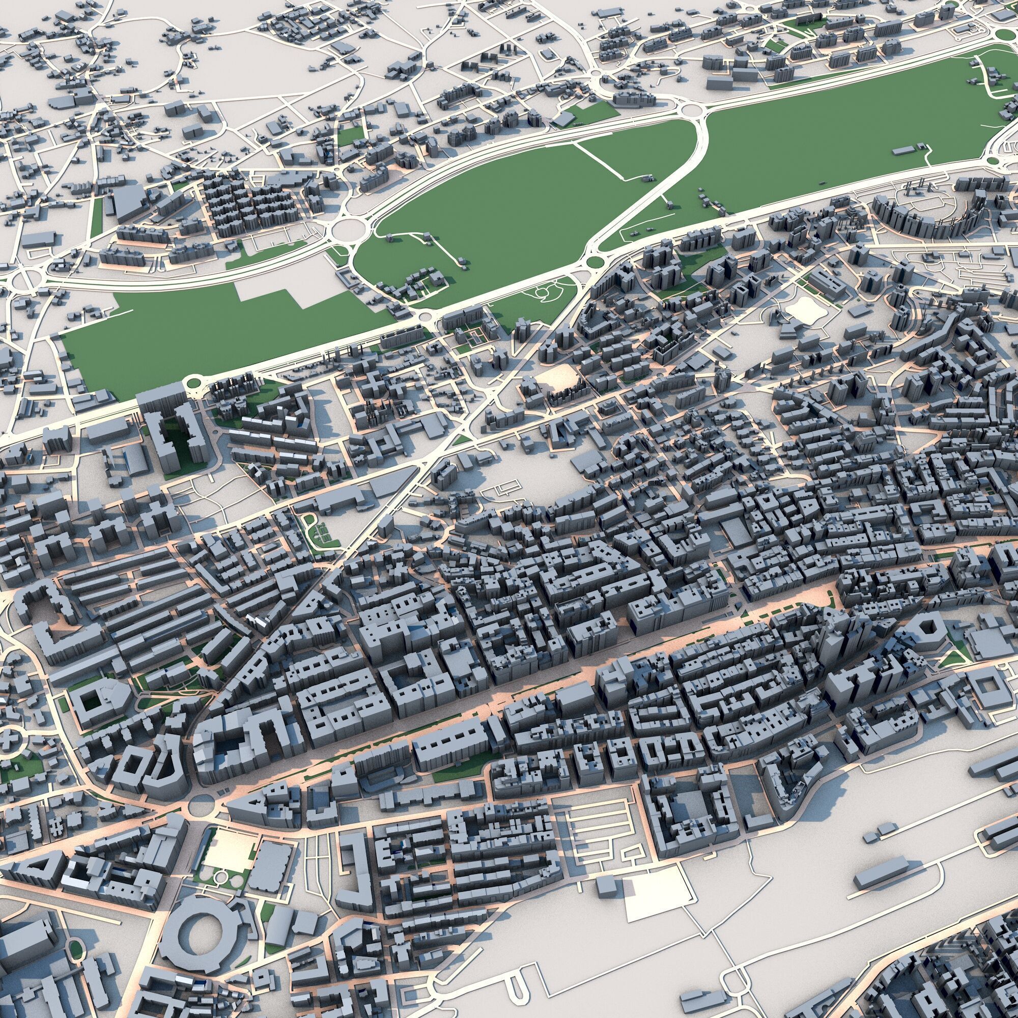 Santander City Spain 3D model_6