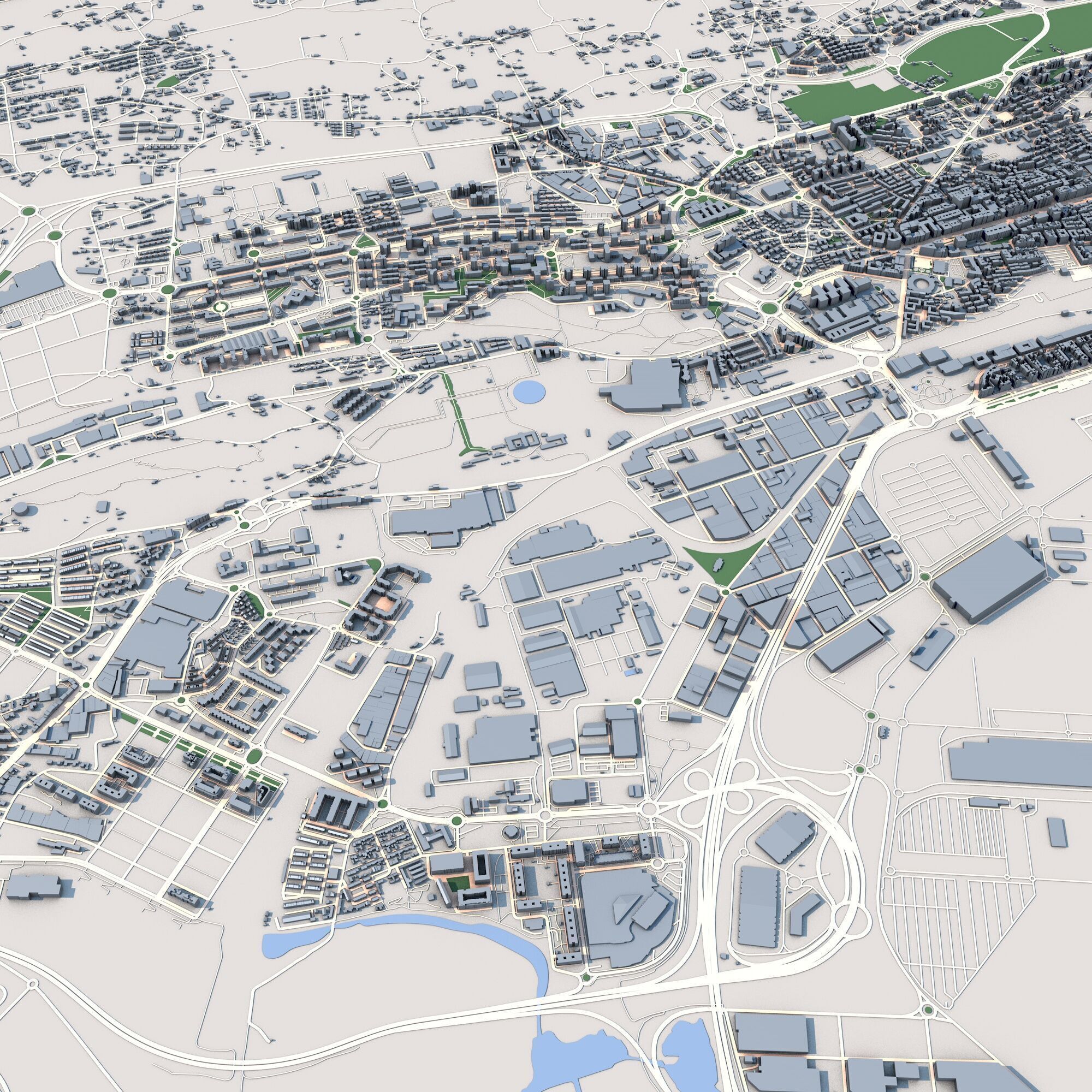 Santander City Spain 3D model_4