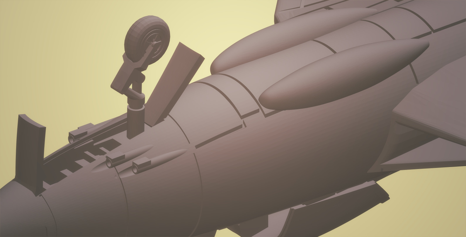 HAWKER HUNTER FR-10 1-72 SCALE HIGHLY DETAILED MODEL 3D print model_6