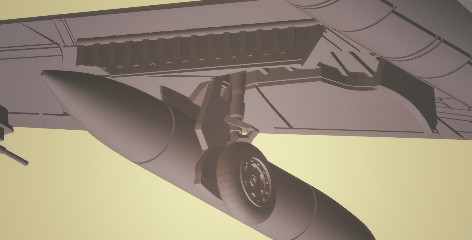 HAWKER HUNTER FR-10 1-72 SCALE HIGHLY DETAILED MODEL 3D print model_7