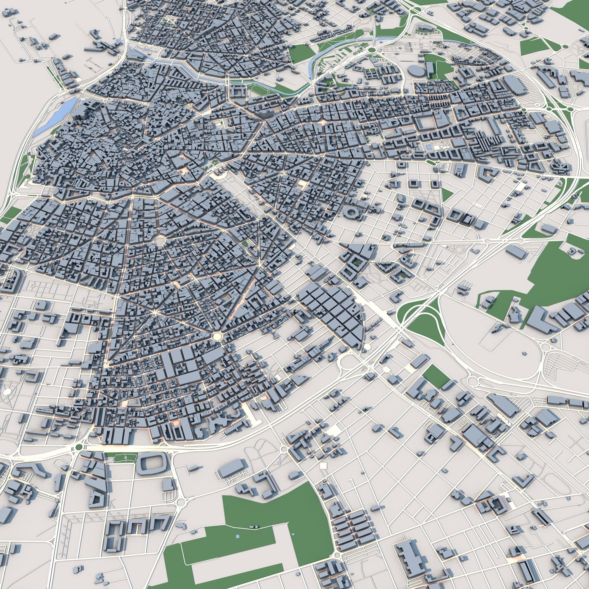 Palma City Spain 3D model_5