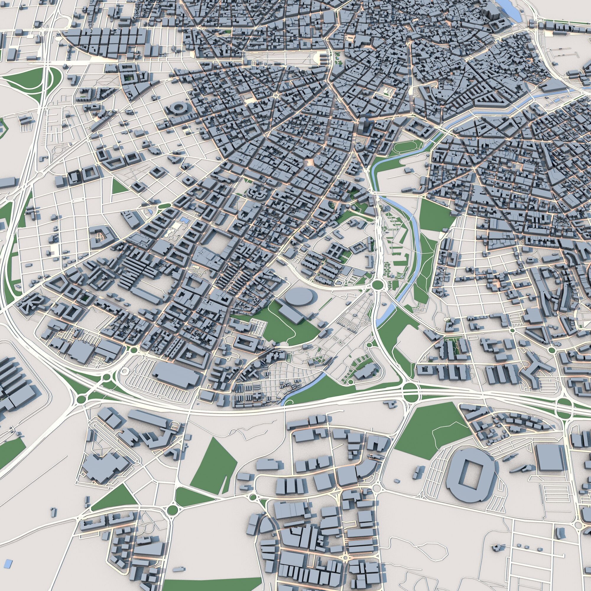 Palma City Spain 3D model_7