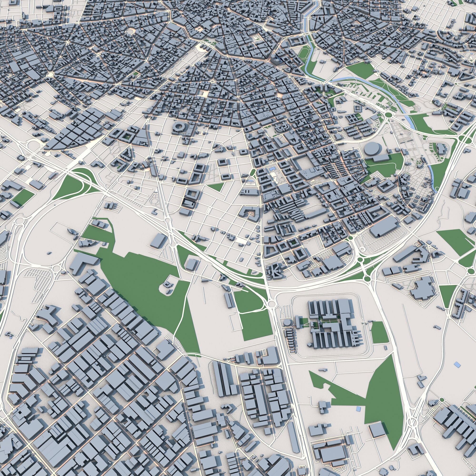 Palma City Spain 3D model_6