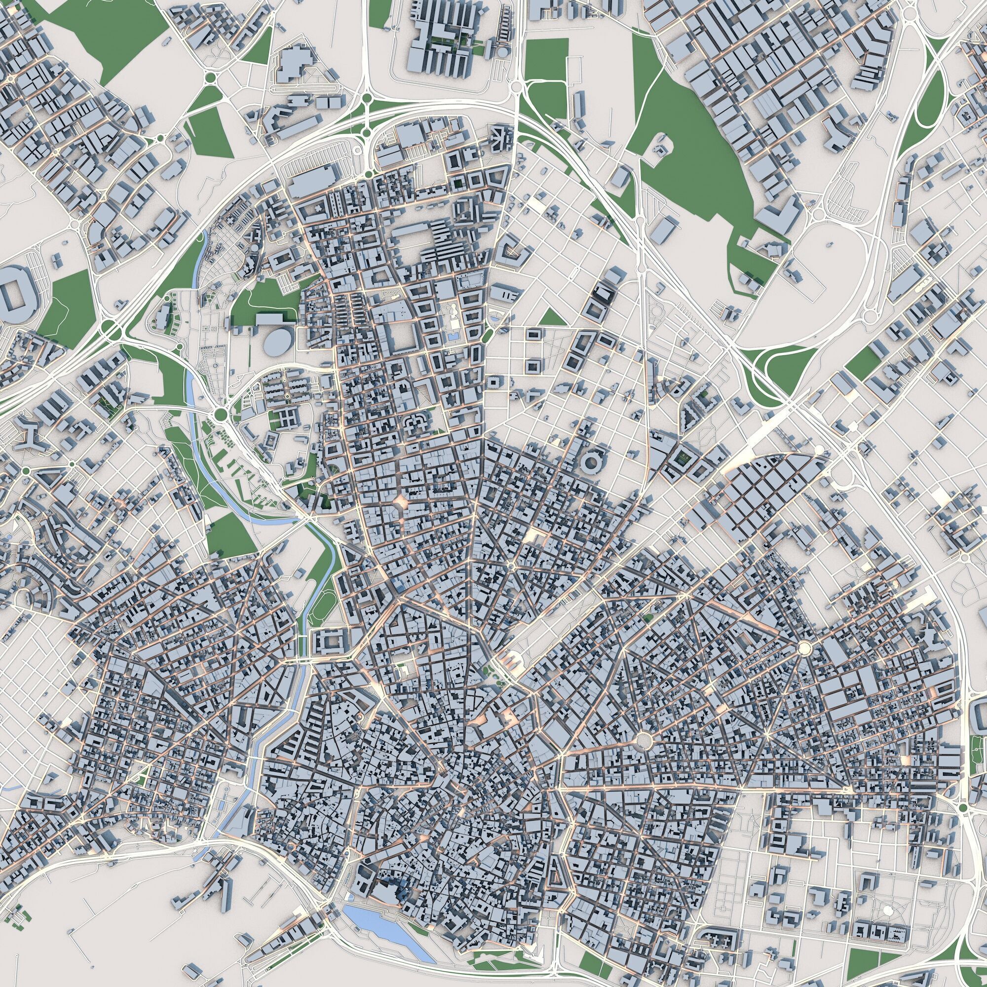 Palma City Spain 3D model_3