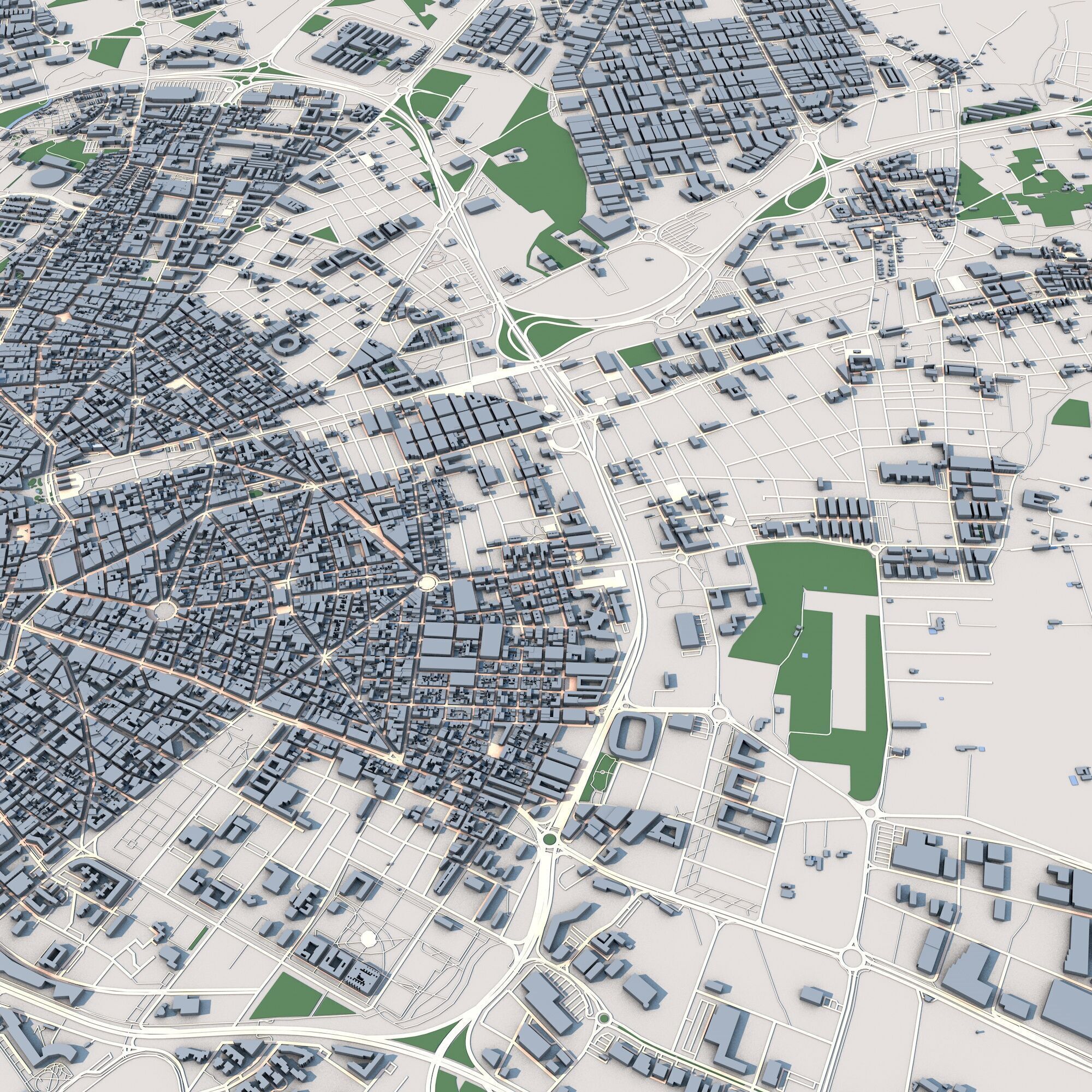 Palma City Spain 3D model_4