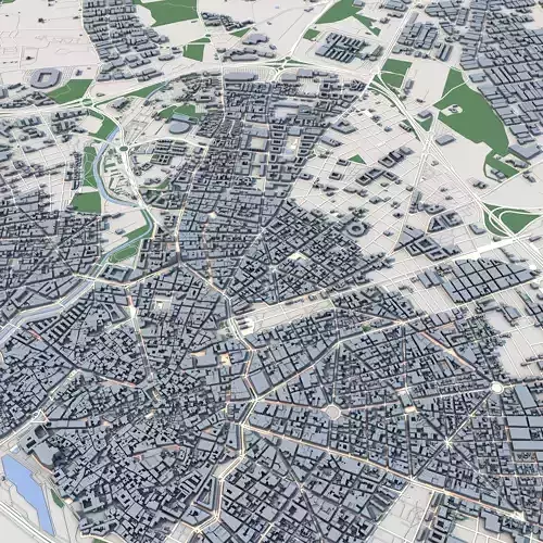 Palma City Spain 3D model