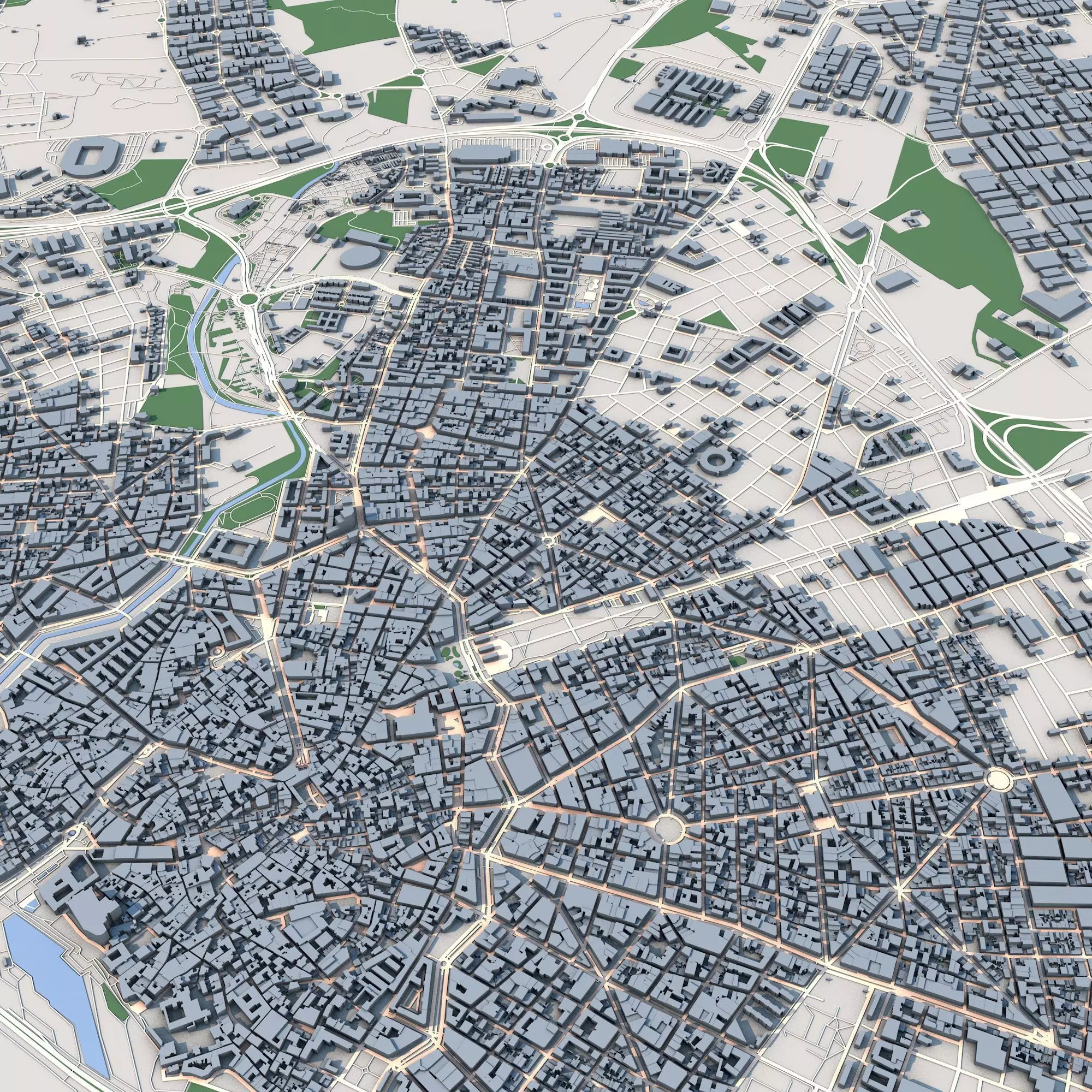Palma City Spain 3D model_0