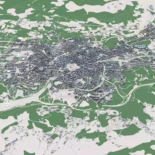 Oviedo City Spain 3D model