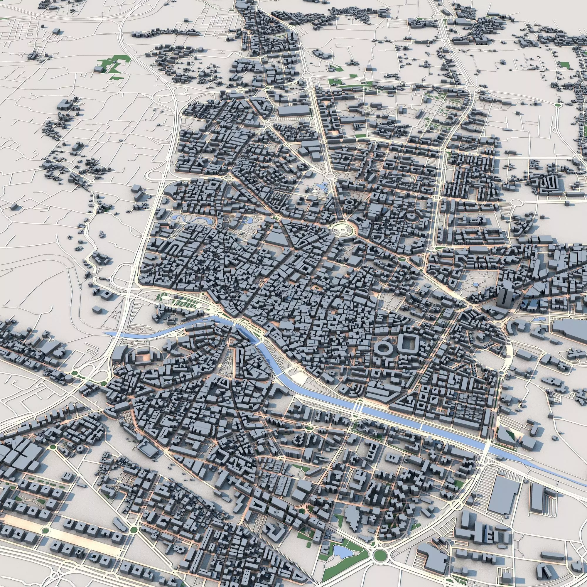 Murcia City Spain 3D model_0