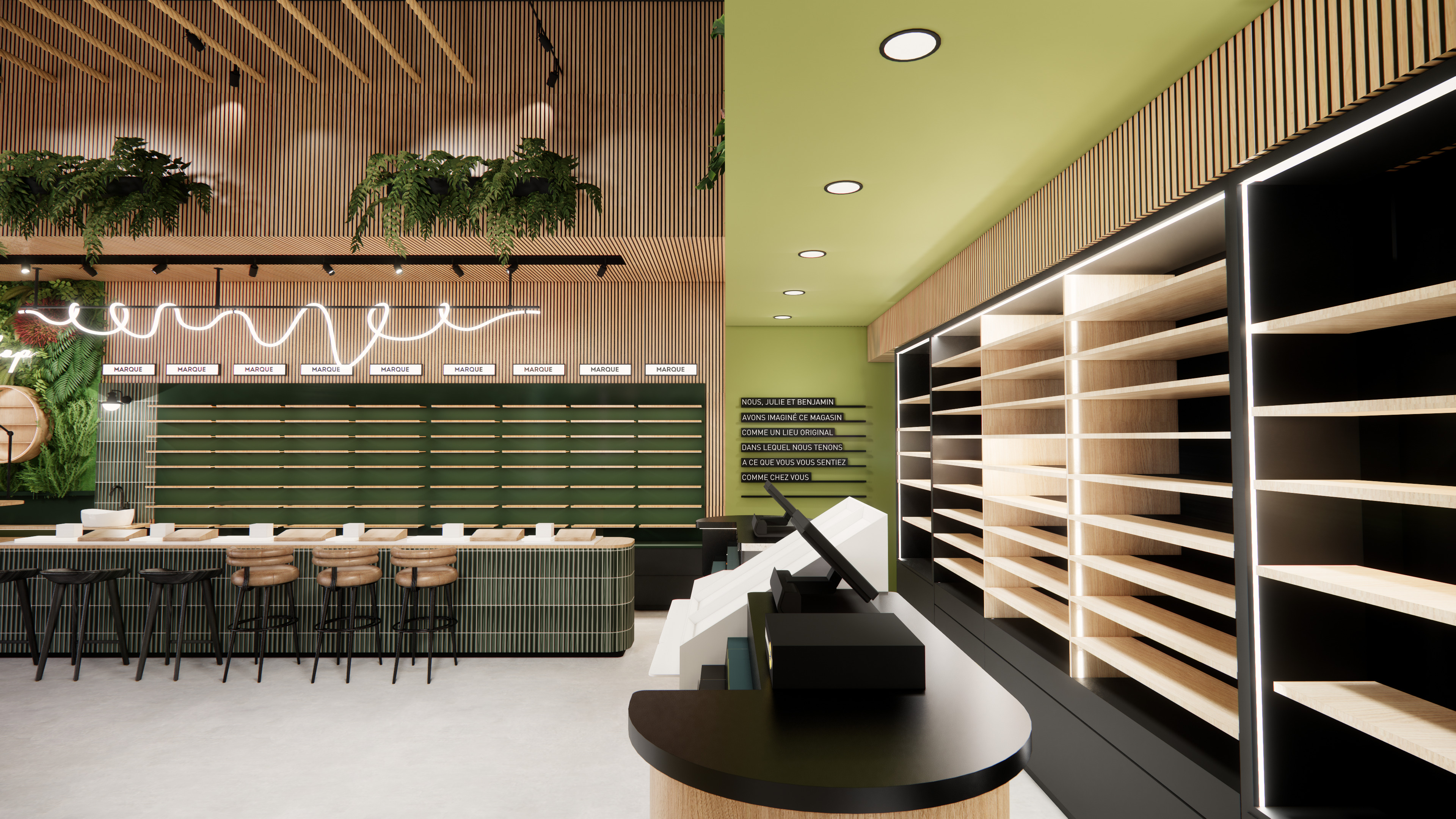  3D interior design shophouse using Sketchup and Enscape 3D print model_2