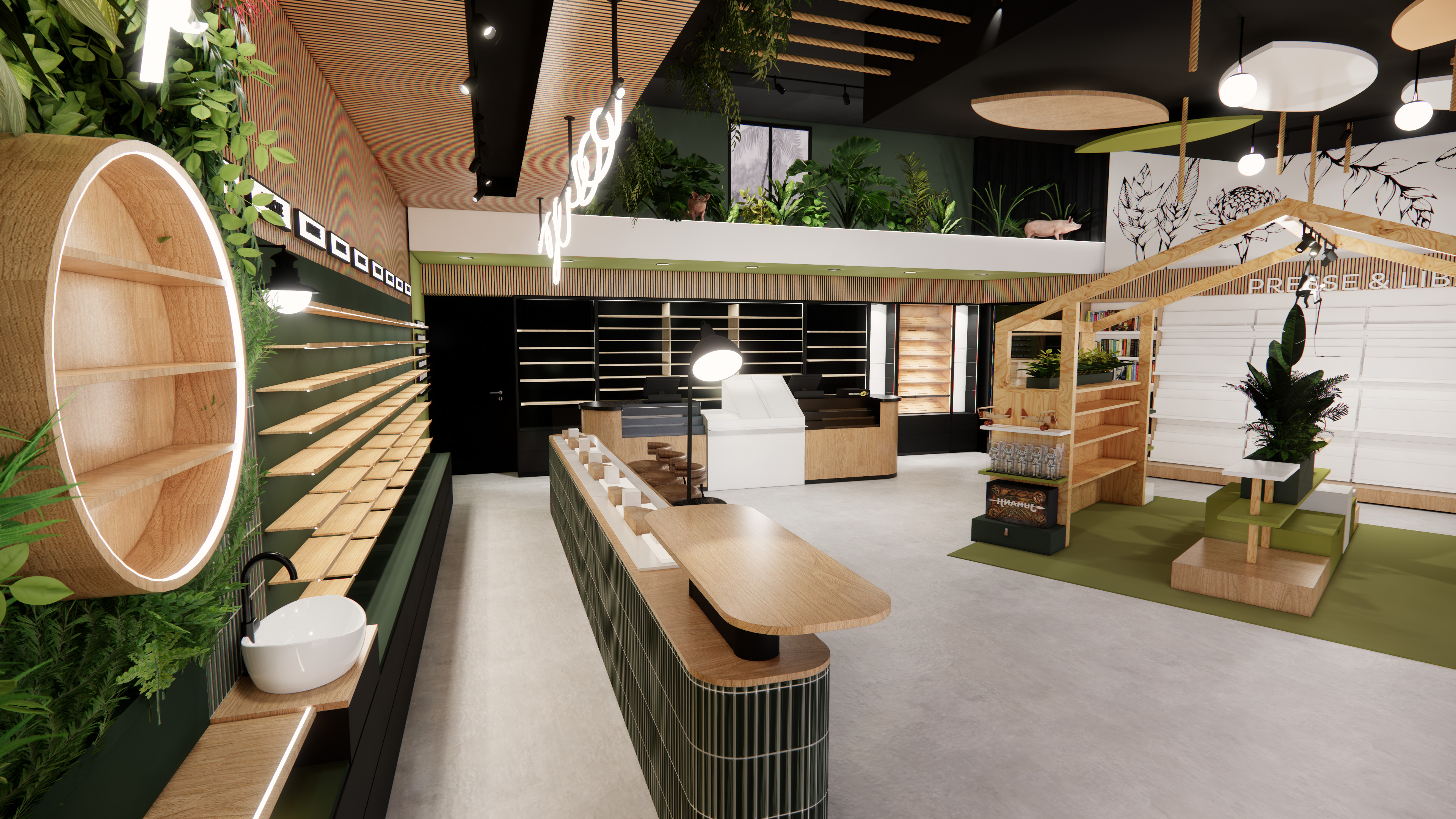  3D interior design shophouse using Sketchup and Enscape 3D print model_6