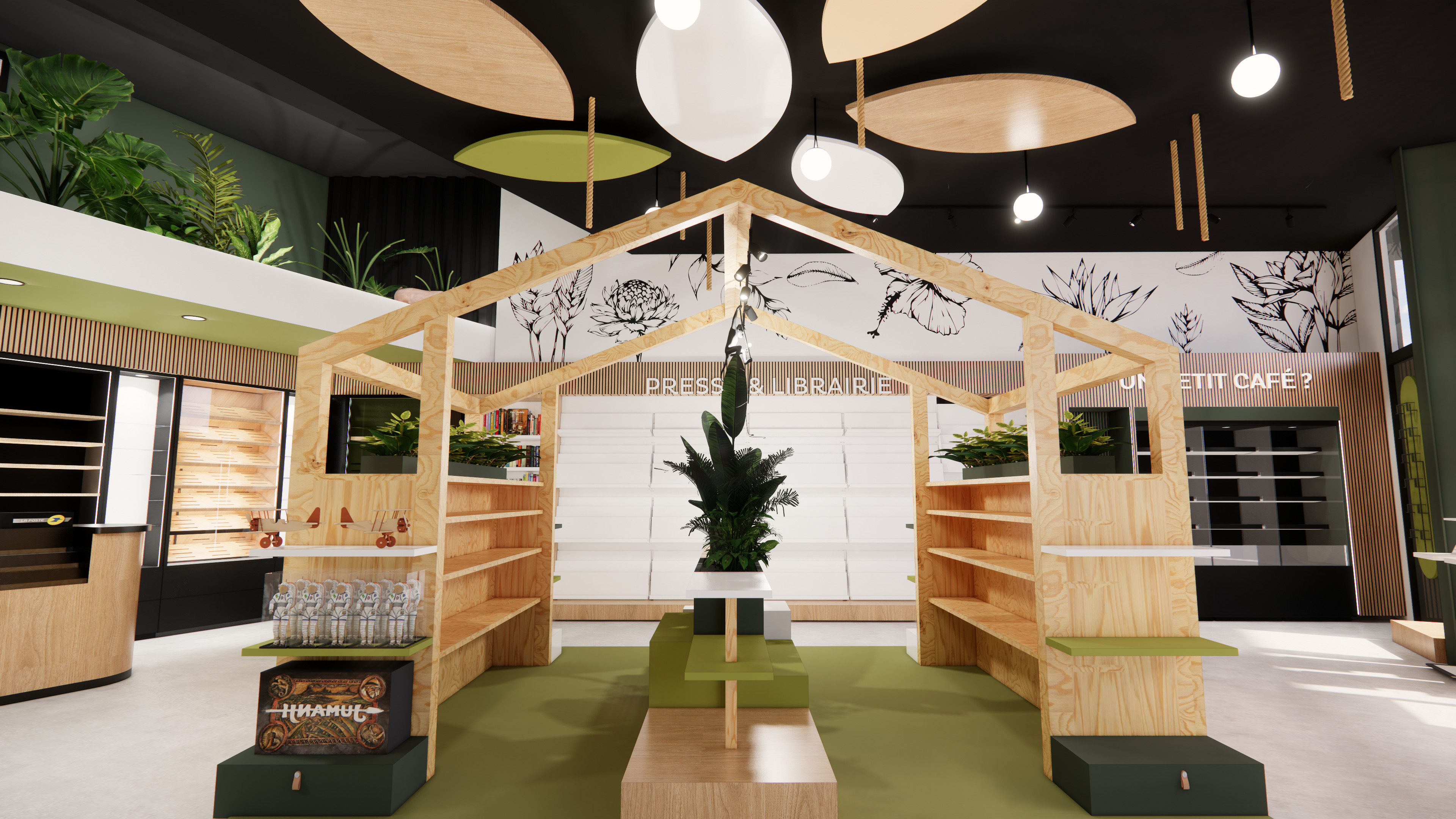  3D interior design shophouse using Sketchup and Enscape 3D print model_8