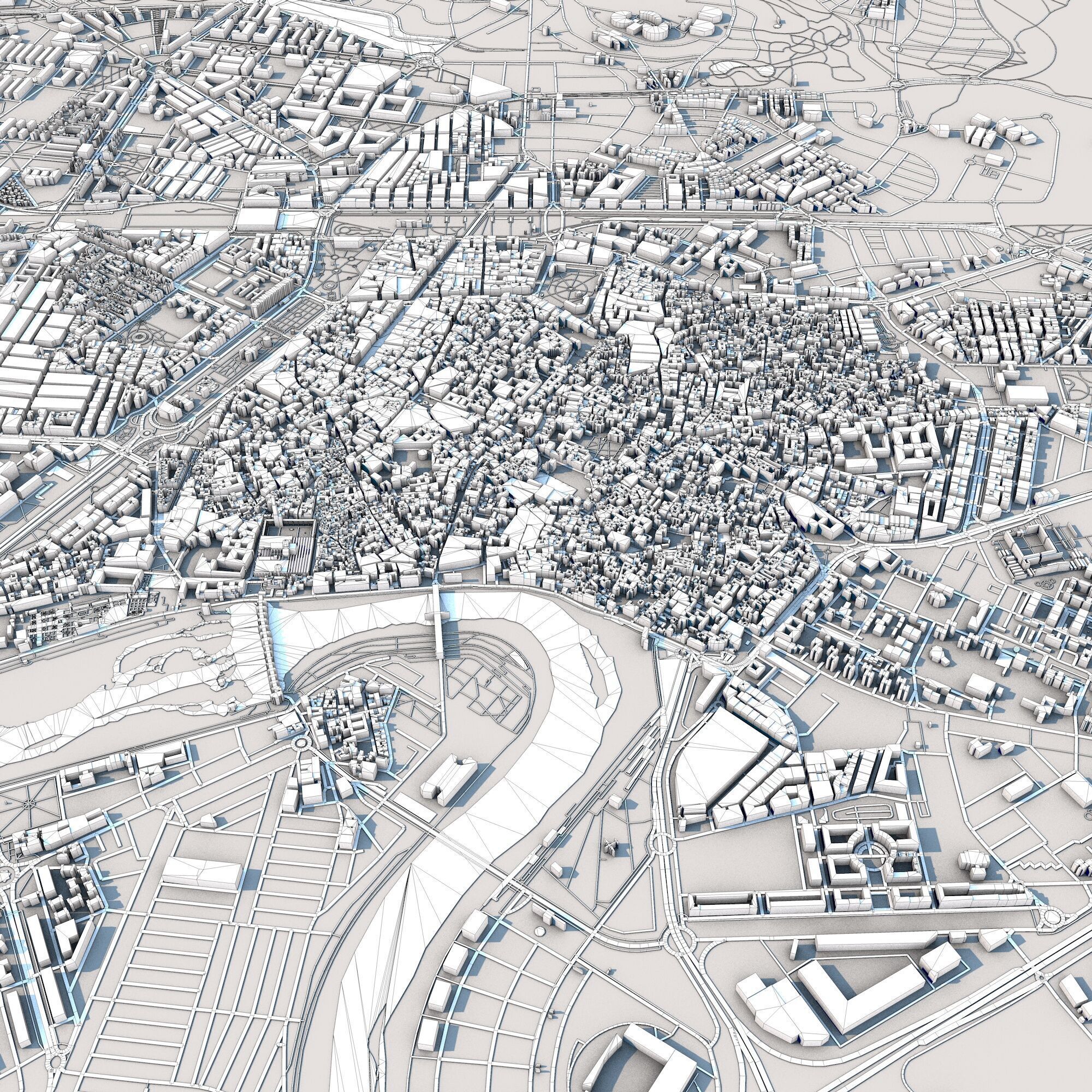 Cordoba City Spain 3D model_8
