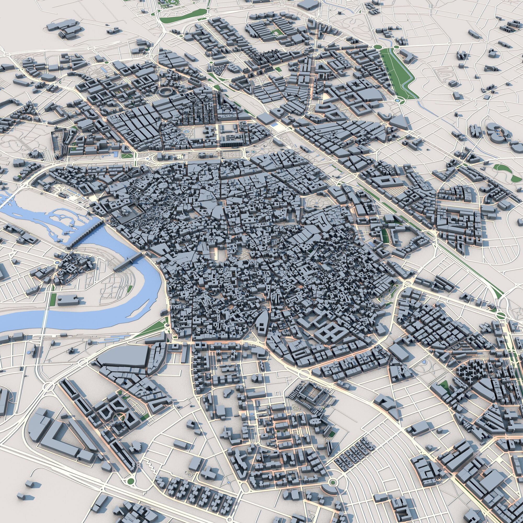 Cordoba City Spain 3D model_4