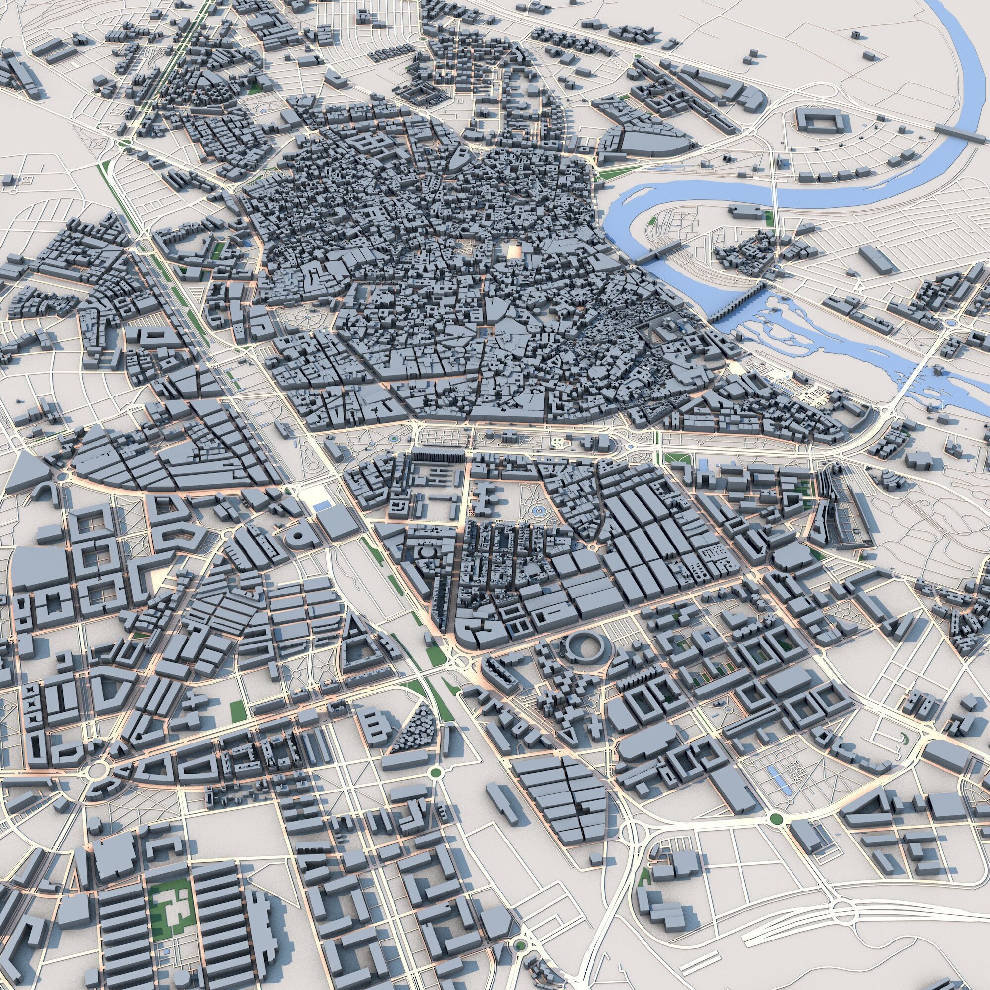 Cordoba City Spain 3D model_7