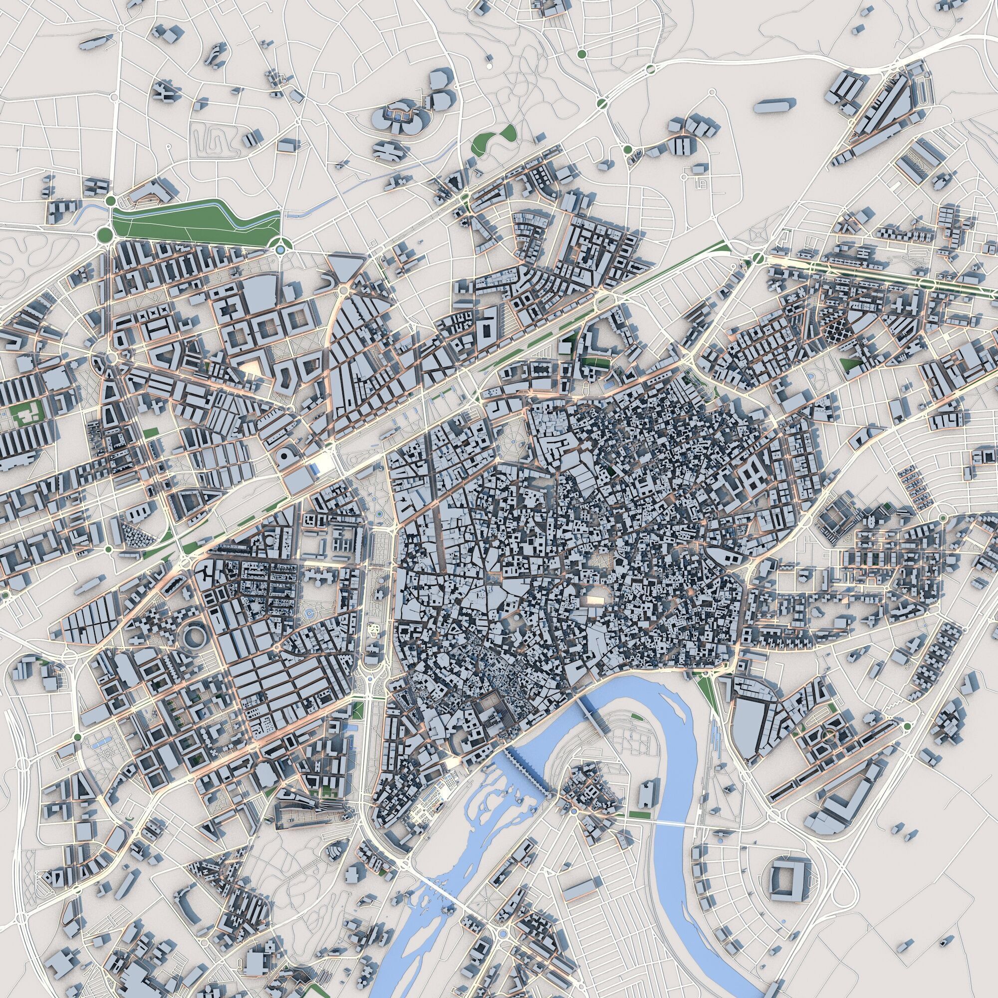 Cordoba City Spain 3D model_3