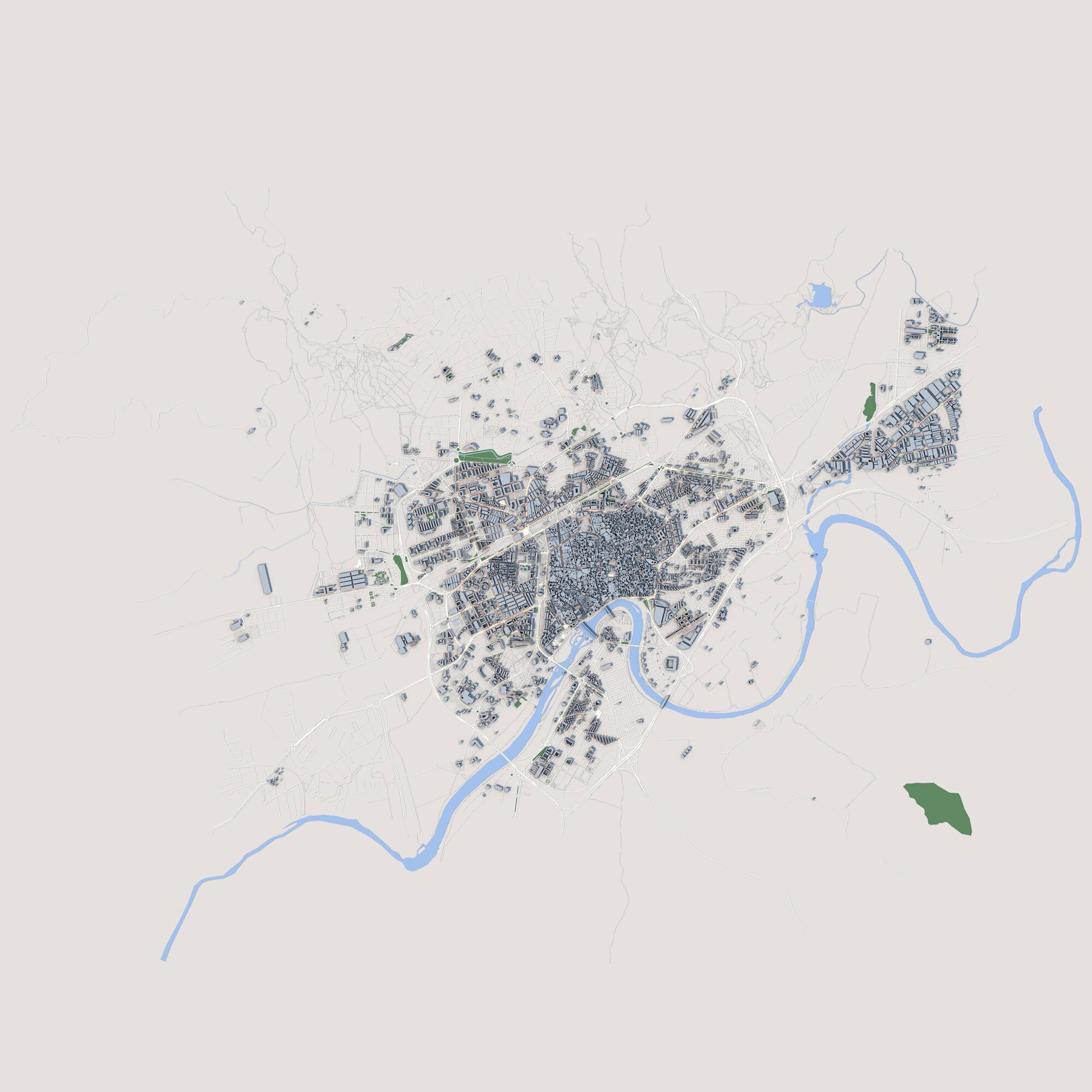 Cordoba City Spain 3D model_2
