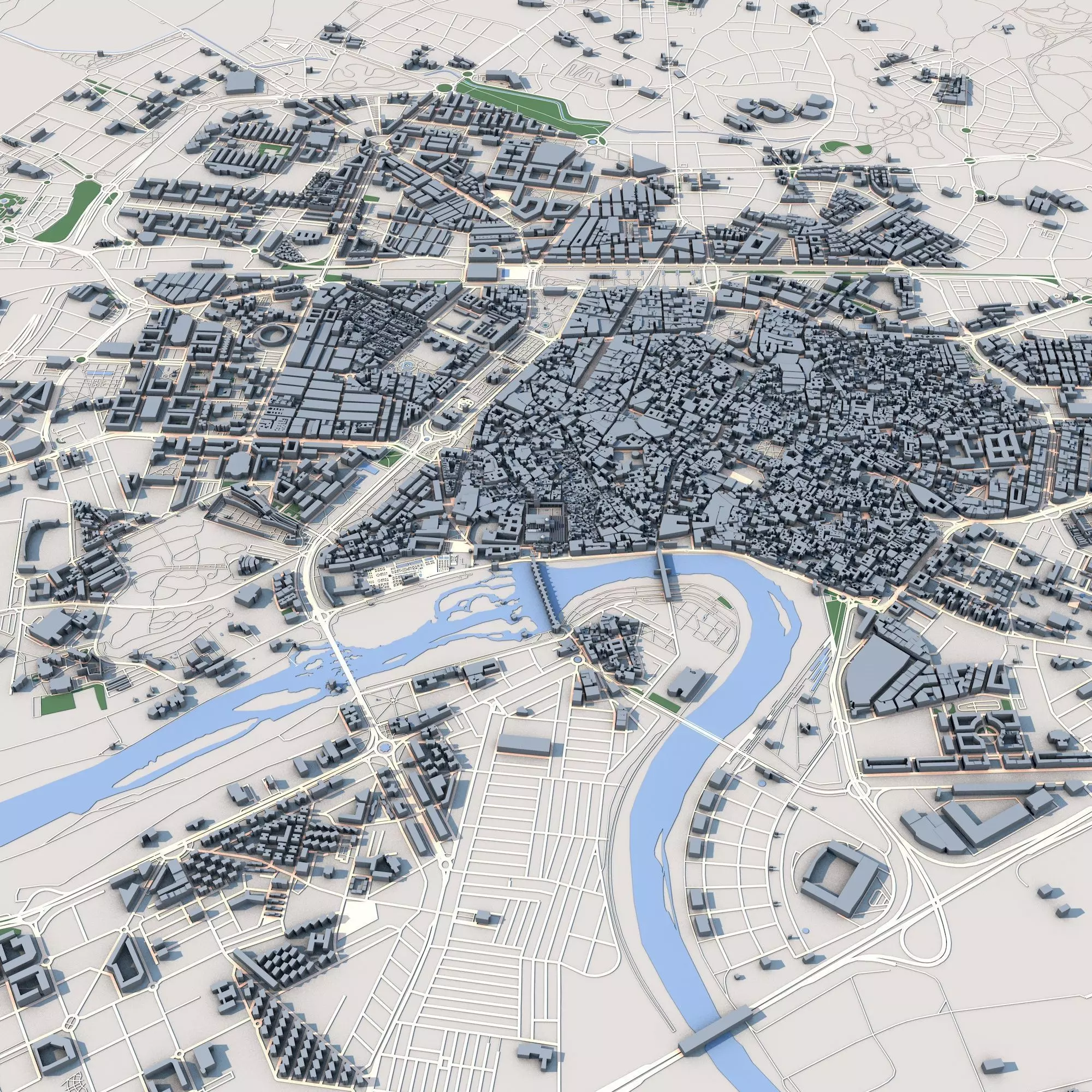Cordoba City Spain 3D model_0