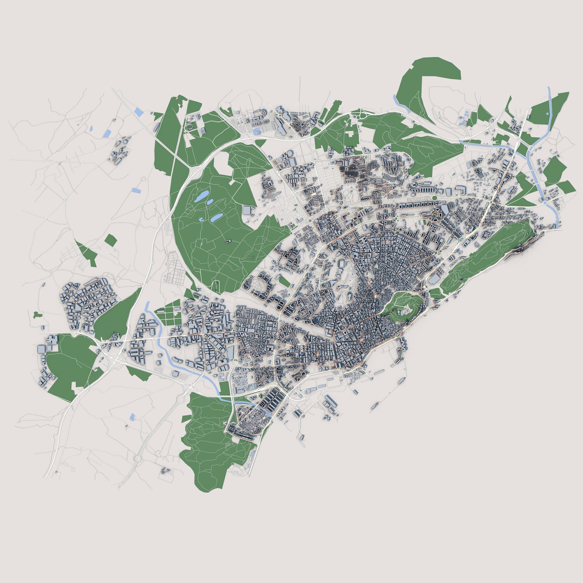 Alicante City Spain 3D model_1